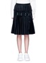 Main View - Click To Enlarge - SACAI - Belted plissé pleat skirt