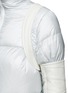 Detail View - Click To Enlarge - SACAI - Leather elbow panel padded down jacket