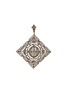 Main View - Click To Enlarge - AISHWARYA - Diamond gold alloy cutout square pendant