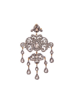 Main View - Click To Enlarge - AISHWARYA - Diamond gold alloy chandelier pendant