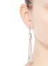 Figure View - Click To Enlarge - EDDIE BORGO - 'Neo' tassel drop brass earrings