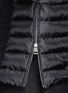 Detail View - Click To Enlarge - MONCLER - Cable knit quilted down pullover