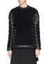 Main View - Click To Enlarge - MONCLER - Cable knit quilted down pullover