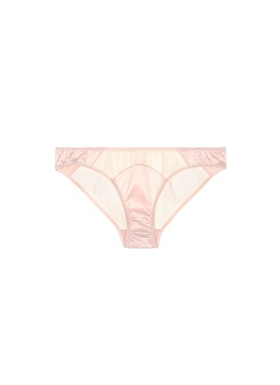 Main View - Click To Enlarge - L'AGENT - 'Penelope' satin tulle mini briefs