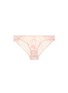 Main View - Click To Enlarge - L'AGENT - 'Penelope' satin tulle mini briefs