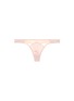 Main View - Click To Enlarge - L'AGENT - 'Penelope' satin tulle thong