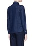 Back View - Click To Enlarge - SEE BY CHLOÉ - Crochet lace trim denim shirt