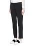 Front View - Click To Enlarge - VINCE - Pintuck centre seam stretch pants