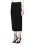 Front View - Click To Enlarge - VINCE - Asymmetric wrap front crepe pencil skirt