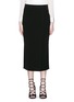 Main View - Click To Enlarge - VINCE - Asymmetric wrap front crepe pencil skirt