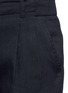 Detail View - Click To Enlarge - VINCE - Pleat front linen blend pants