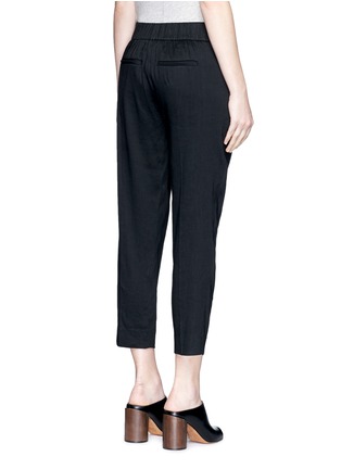 Back View - Click To Enlarge - VINCE - Pleat front linen blend pants