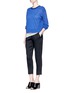 Figure View - Click To Enlarge - VINCE - Pleat front linen blend pants