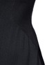 Detail View - Click To Enlarge - ROSETTA GETTY - Cutout tie front sleeveless combo crepe gown