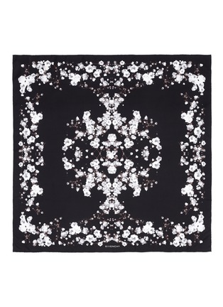 Main View - Click To Enlarge - GIVENCHY - Baby's breath floral print silk scarf