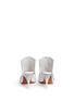 Back View - Click To Enlarge - GIVENCHY - 'Show' decorative lace-up leather mules