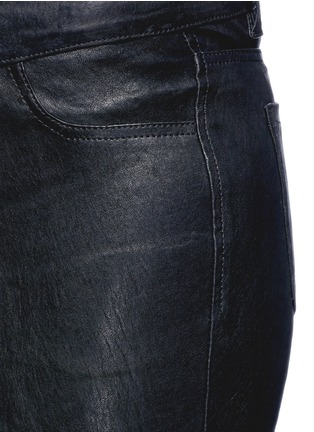 Detail View - Click To Enlarge - J BRAND - 'Super Skinny' stretch leather pants