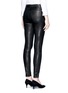 Back View - Click To Enlarge - J BRAND - 'Super Skinny' stretch leather pants