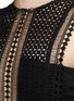 Detail View - Click To Enlarge - SELF-PORTRAIT - Mix eyelet lace column dress