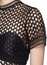 Detail View - Click To Enlarge - SELF-PORTRAIT - Built-in bra arabesque lace fishtail dress