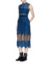 Front View - Click To Enlarge - SELF-PORTRAIT - Bandeau inlay scallop guipure lace dress