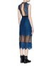 Figure View - Click To Enlarge - SELF-PORTRAIT - Bandeau inlay scallop guipure lace dress