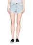 Main View - Click To Enlarge - RAG & BONE - 'Marilyn' frayed denim shorts