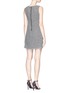 Back View - Click To Enlarge - ALICE & OLIVIA - 'Clyde' knit shift dress