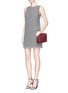 Figure View - Click To Enlarge - ALICE & OLIVIA - 'Clyde' knit shift dress