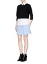 Figure View - Click To Enlarge - ALICE & OLIVIA - Faux layer sweater shirt