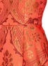 Detail View - Click To Enlarge - ALICE & OLIVIA - 'Mollie' floral jacquard box pleat dress