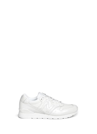 Main View - Click To Enlarge - NEW BALANCE - '996 REVLITE' glossy patent leather sneakers