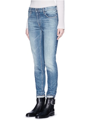 Front View - Click To Enlarge - ALEXANDER WANG - 'WANG 002' relaxed jeans