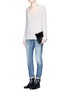 Figure View - Click To Enlarge - ALEXANDER WANG - 'WANG 002' relaxed jeans