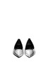 Figure View - Click To Enlarge - MC Q SHOES - 'Cat' metallic leather flats