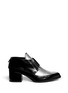 Main View - Click To Enlarge - MC Q SHOES - 'Misty' metallic foil leather booties