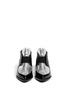 Figure View - Click To Enlarge - MC Q SHOES - 'Misty' metallic foil leather booties
