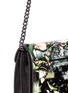 Detail View - Click To Enlarge - MC Q - Festive floral patent leather clutch