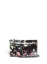 Main View - Click To Enlarge - MC Q - Festive floral patent leather clutch