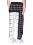 Back View - Click To Enlarge - 3.1 PHILLIP LIM - Contrast check cotton pants