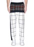 Main View - Click To Enlarge - 3.1 PHILLIP LIM - Contrast check cotton pants