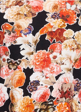 Detail View - Click To Enlarge - GIVENCHY - Floral butterfly print T-shirt