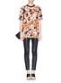 Figure View - Click To Enlarge - GIVENCHY - Floral butterfly print T-shirt