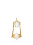 Main View - Click To Enlarge - ELA STONE - 'Marla' chain link double stone ring