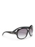 Figure View - Click To Enlarge - DIOR - Oversized square acetate sunglasses