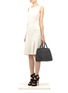Figure View - Click To Enlarge - ST. JOHN - Sleeveless flared dress