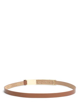 Back View - Click To Enlarge - ST. JOHN - Buckle leather belt