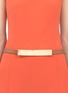 Figure View - Click To Enlarge - ST. JOHN - Buckle leather belt