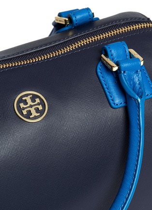 Detail View - Click To Enlarge - TORY BURCH - Robinson colour-block middy satchel