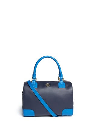 Main View - Click To Enlarge - TORY BURCH - Robinson colour-block middy satchel